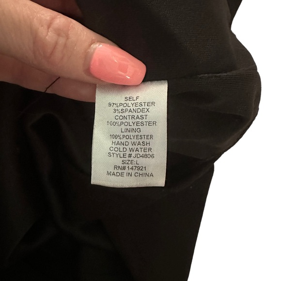 ✨NEW NWOT✨  Lulu’s Perfect Mesh Black Bodycon Dress - Large - Picture 8 of 8